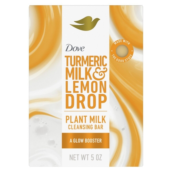 ⭐4/$15 Dove Turmeric Milk & Lemon Drop Plant Milk Cleansing Bar - Picture 5 of 9